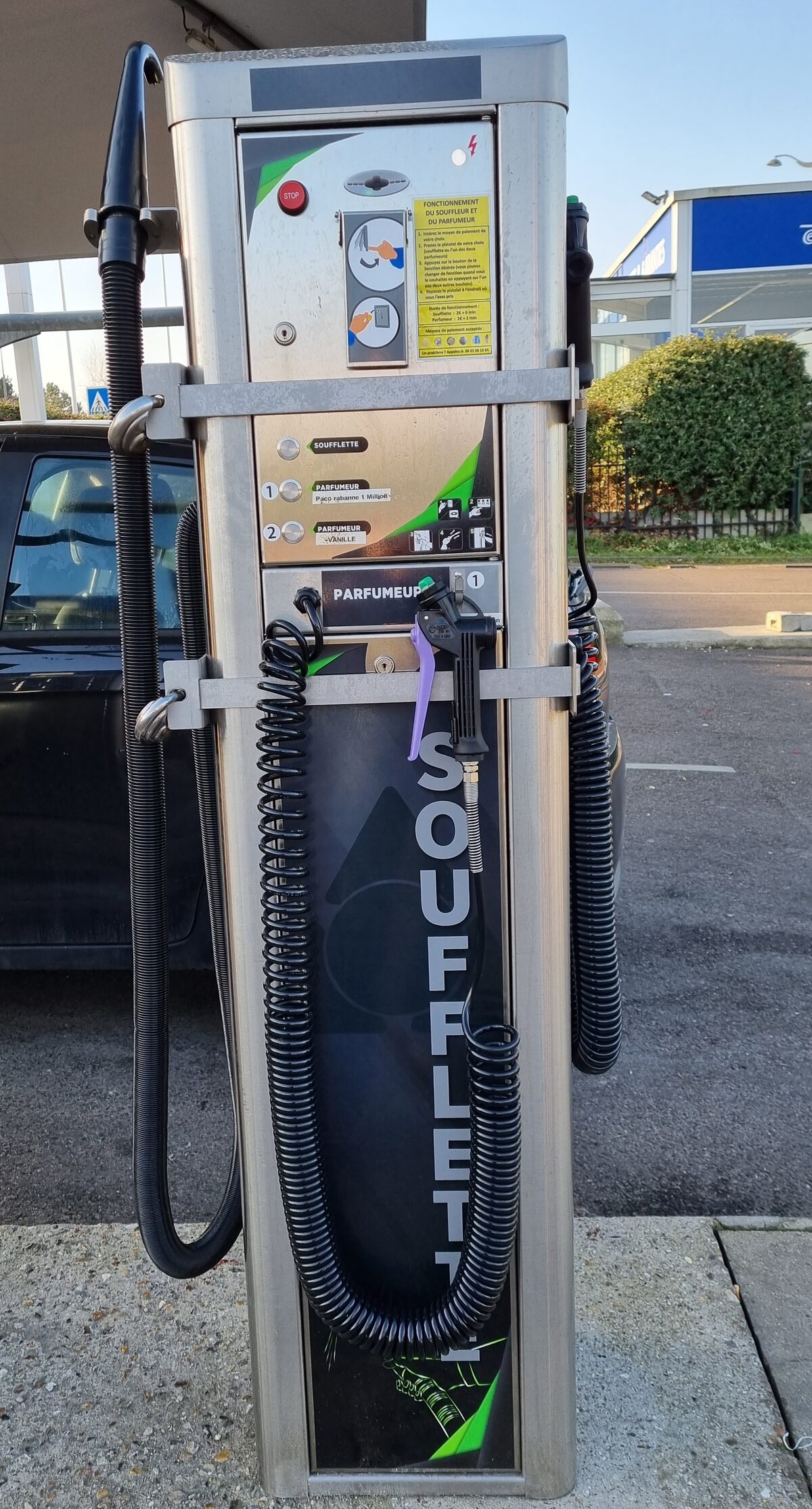 Borne de paiement CB sans contact - Équipement Expertise Lavage Auto