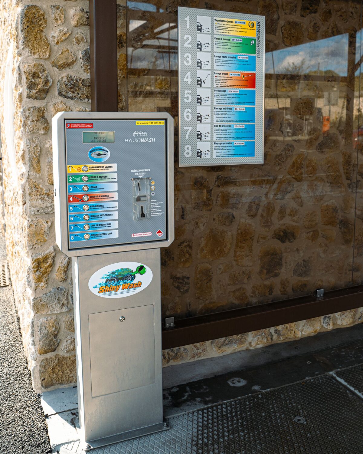 Piste de lavage haute pression 7 programmes - Expertise Lavage Auto