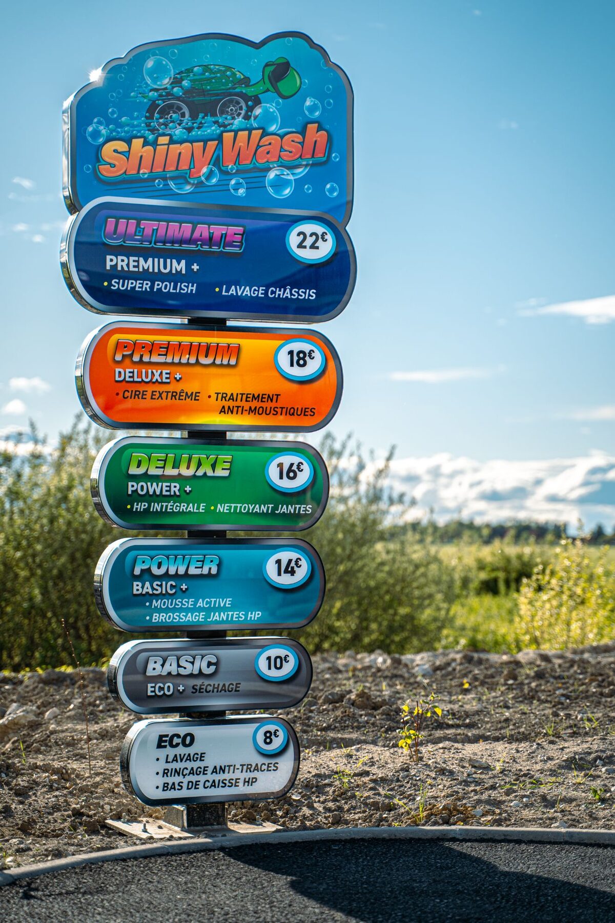 Programme de lavage portique automatique - Expertise Lavage Auto