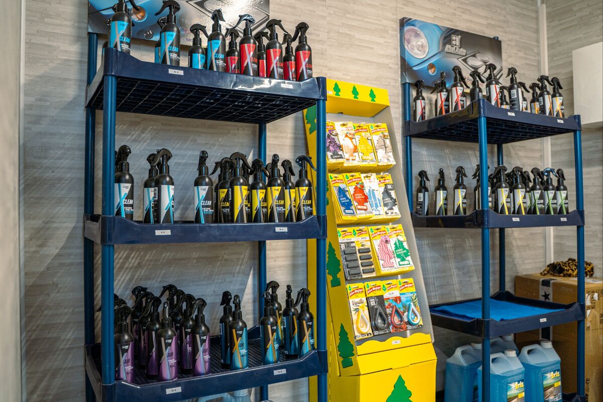 Espace boutique station de lavage auto - Réalisation Expertise Lavage Auto